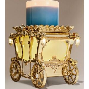 Gold Carriage Candle Holder Disney bath and body works collab